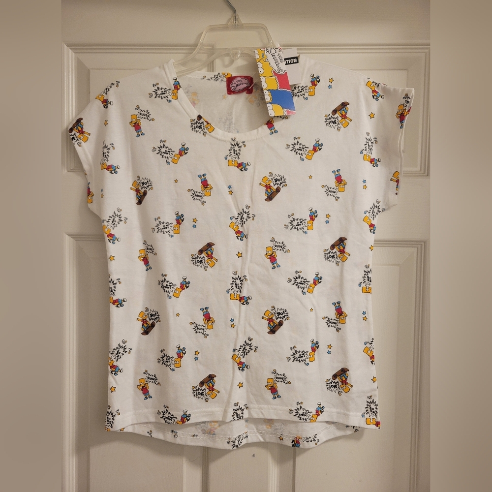 Women's Bart Simpson T-Shirt  Size M (NWT)